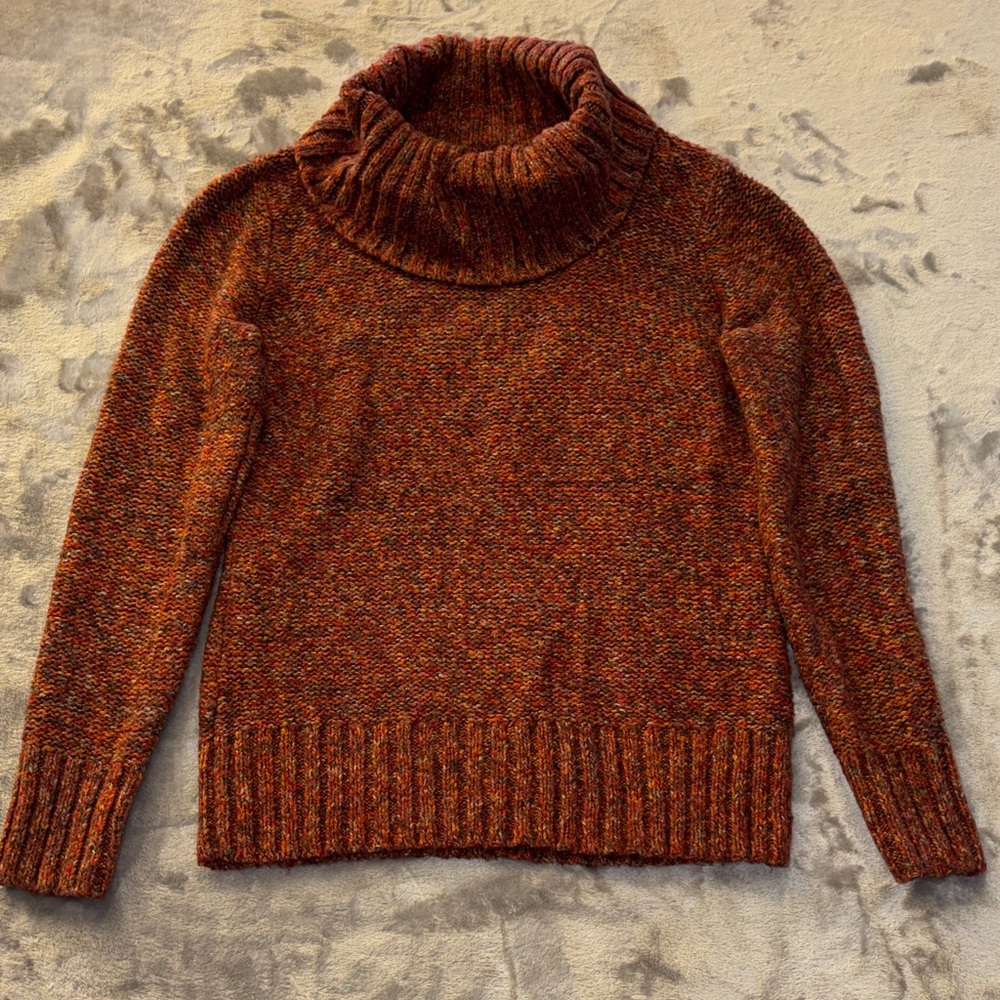 Merona‎ Women's Maroon Turtleneck Sweater